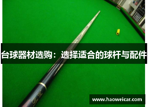 台球器材选购：选择适合的球杆与配件